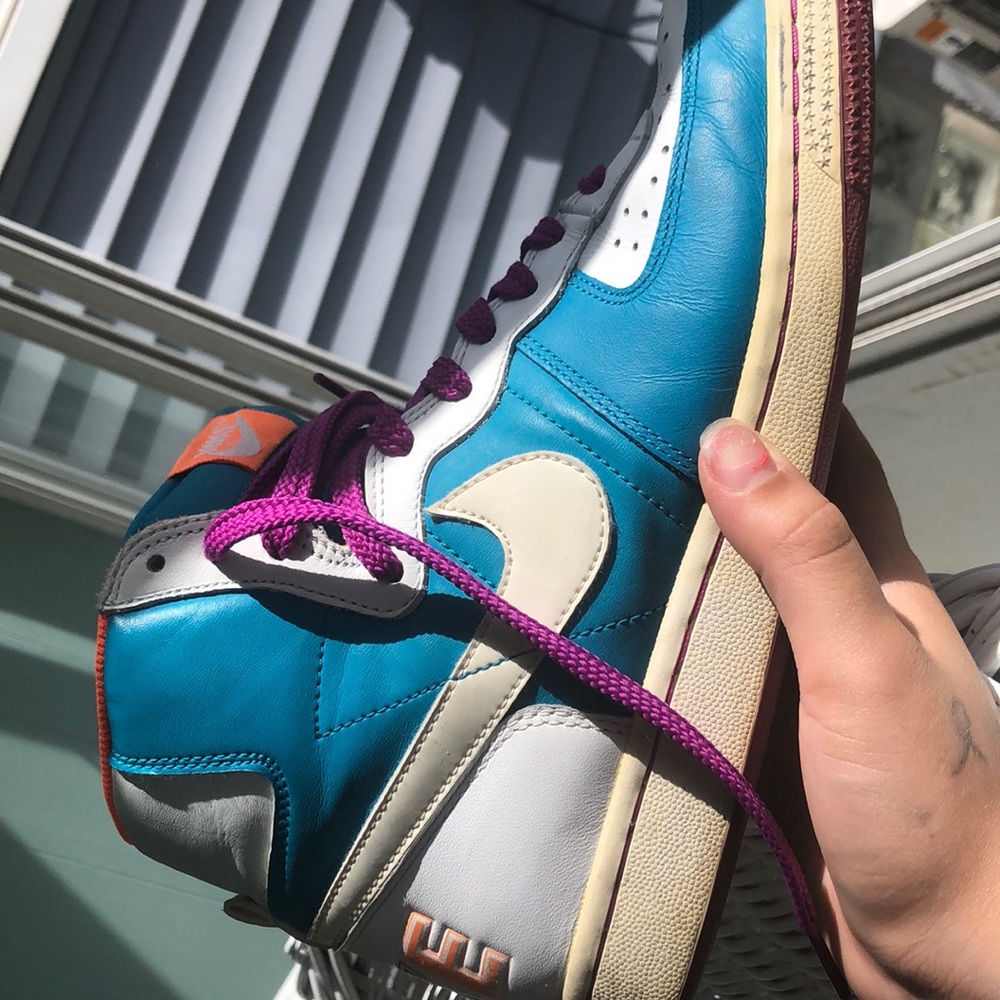 Woman’s Nike high tops.